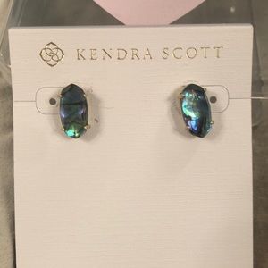 Kendra Scott Abalone Betty Studs NWOT